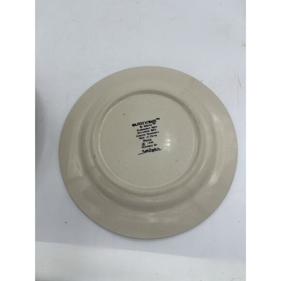 Oneida Sakura Salad Plates Majesticware Persia 7.5” Lot Set of 4 Sue Zipkin Vtg - Picture 5 of 11